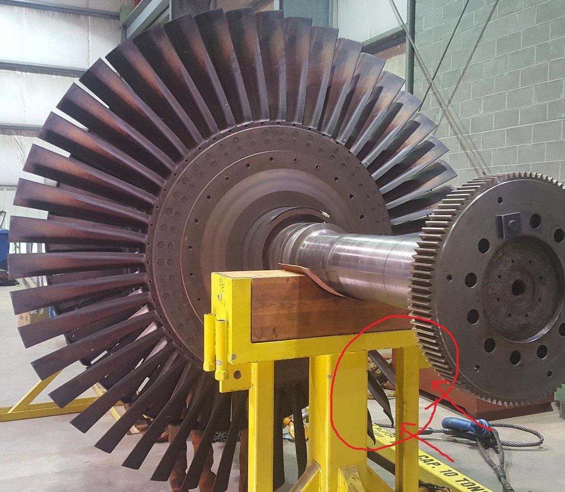 Turbine blade failure